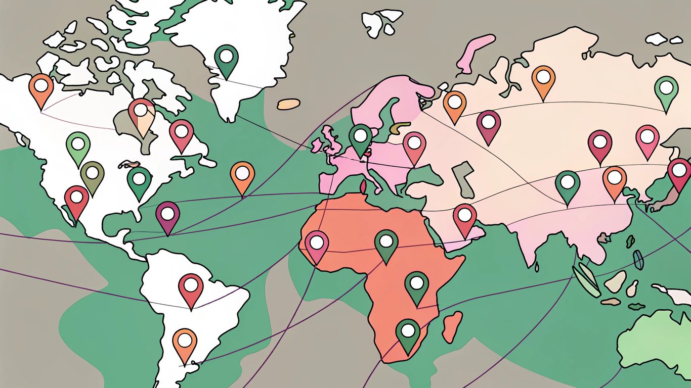 Illustration of a dynamic audience map.