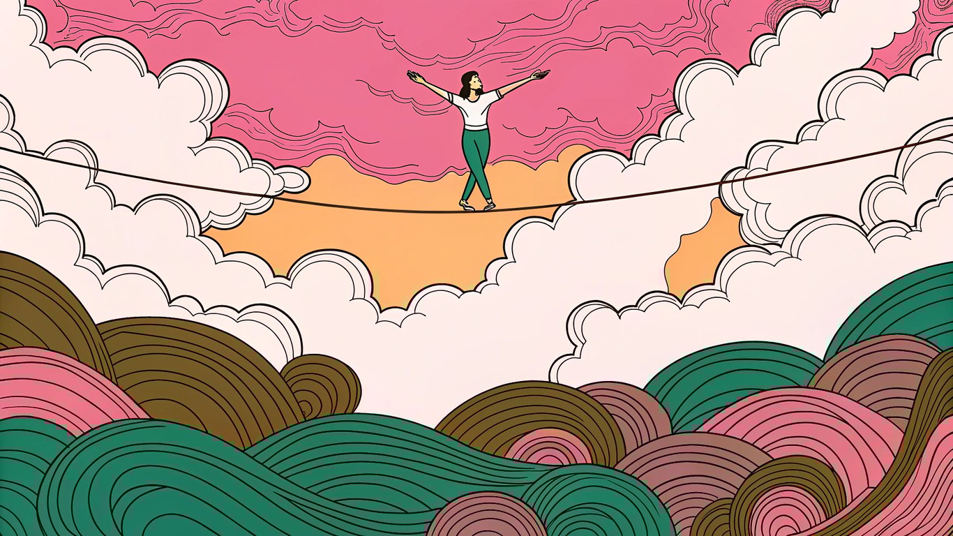 Metaphorical illustration of the challenges of modern blogging.