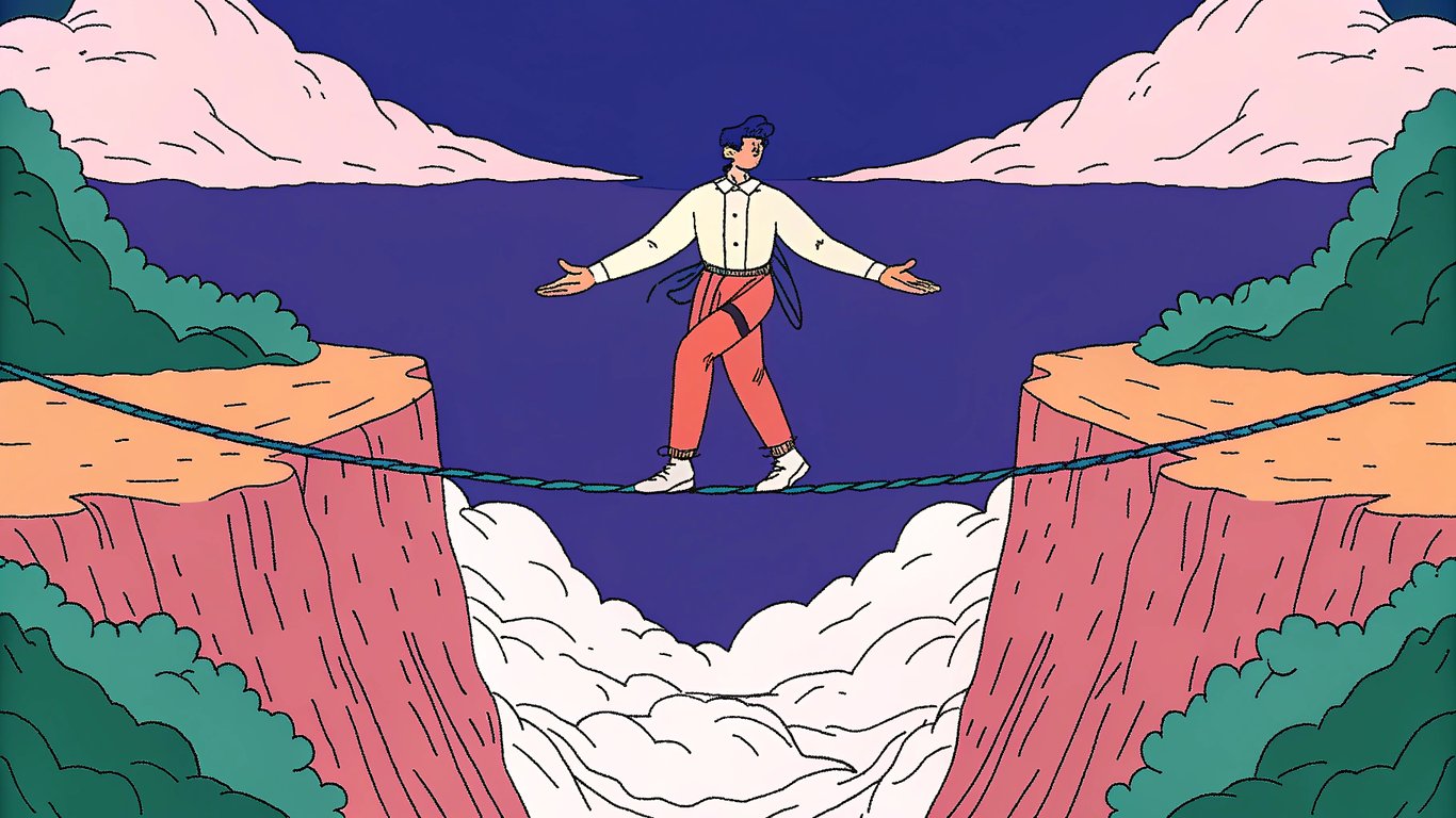Metaphorical illustration of the challenges of AI content management