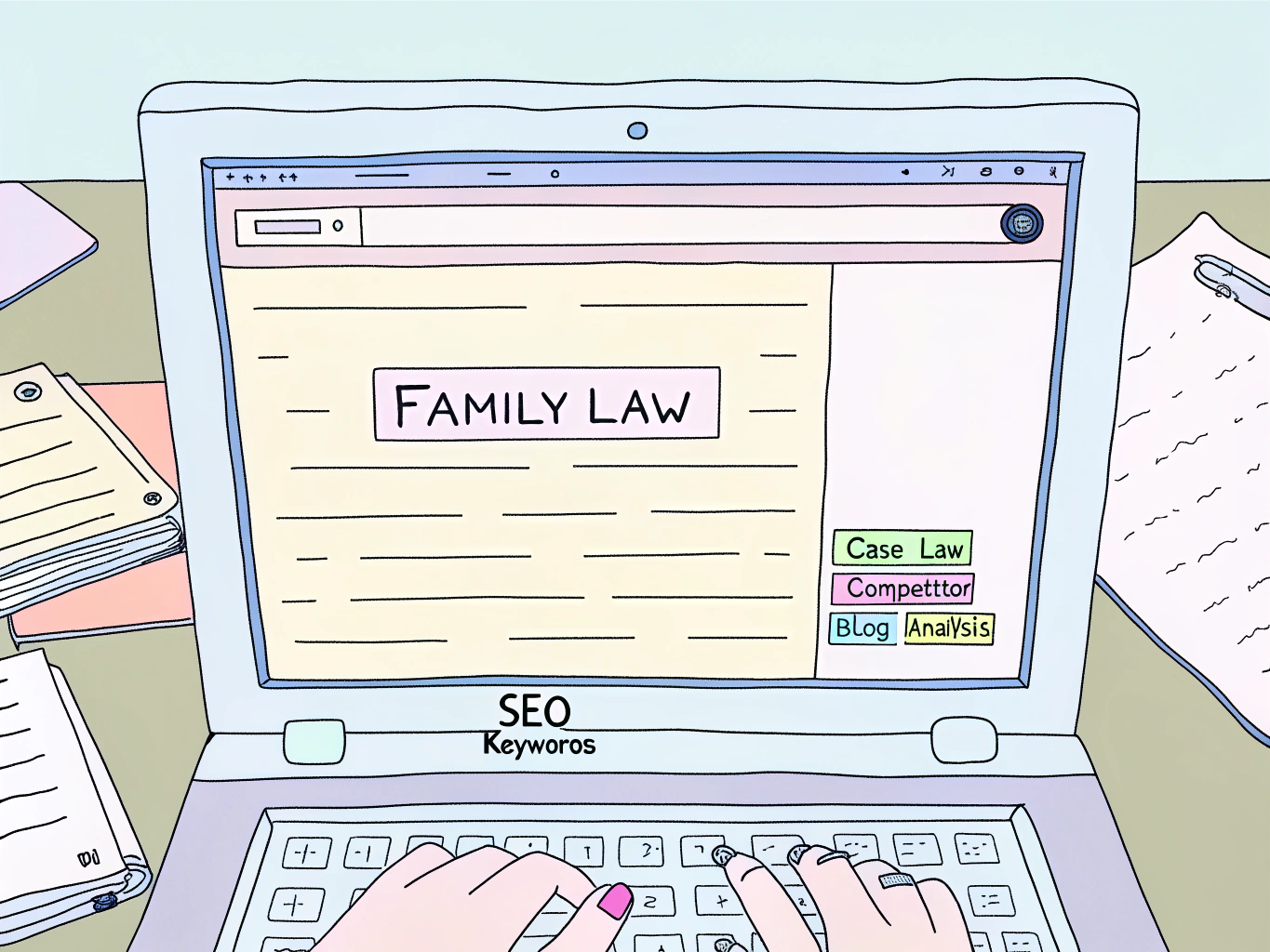 AI researching legal topics