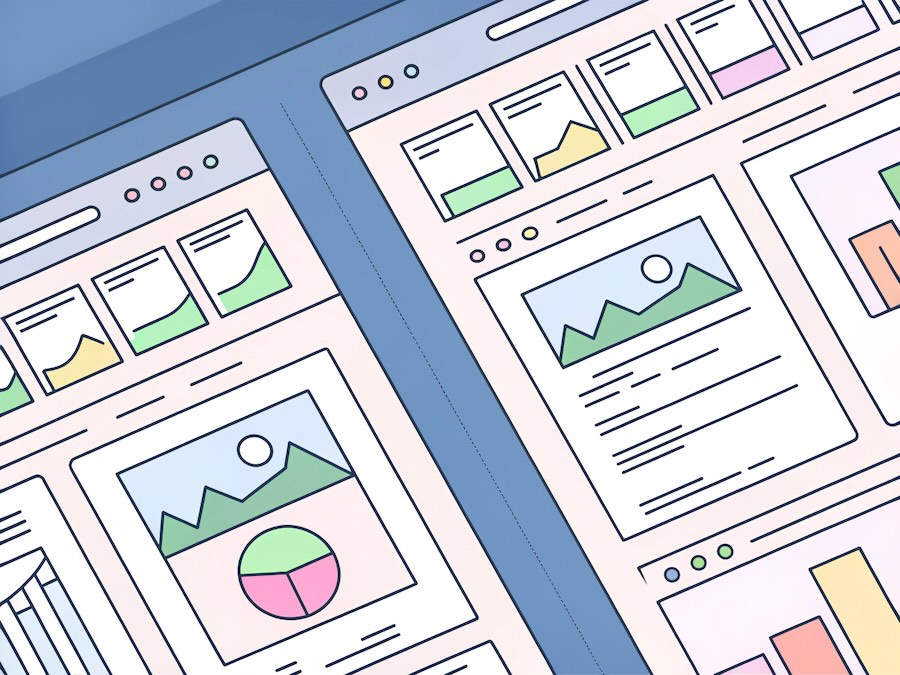Ecommerce blog strategy dashboard with content calendar and performance analytics