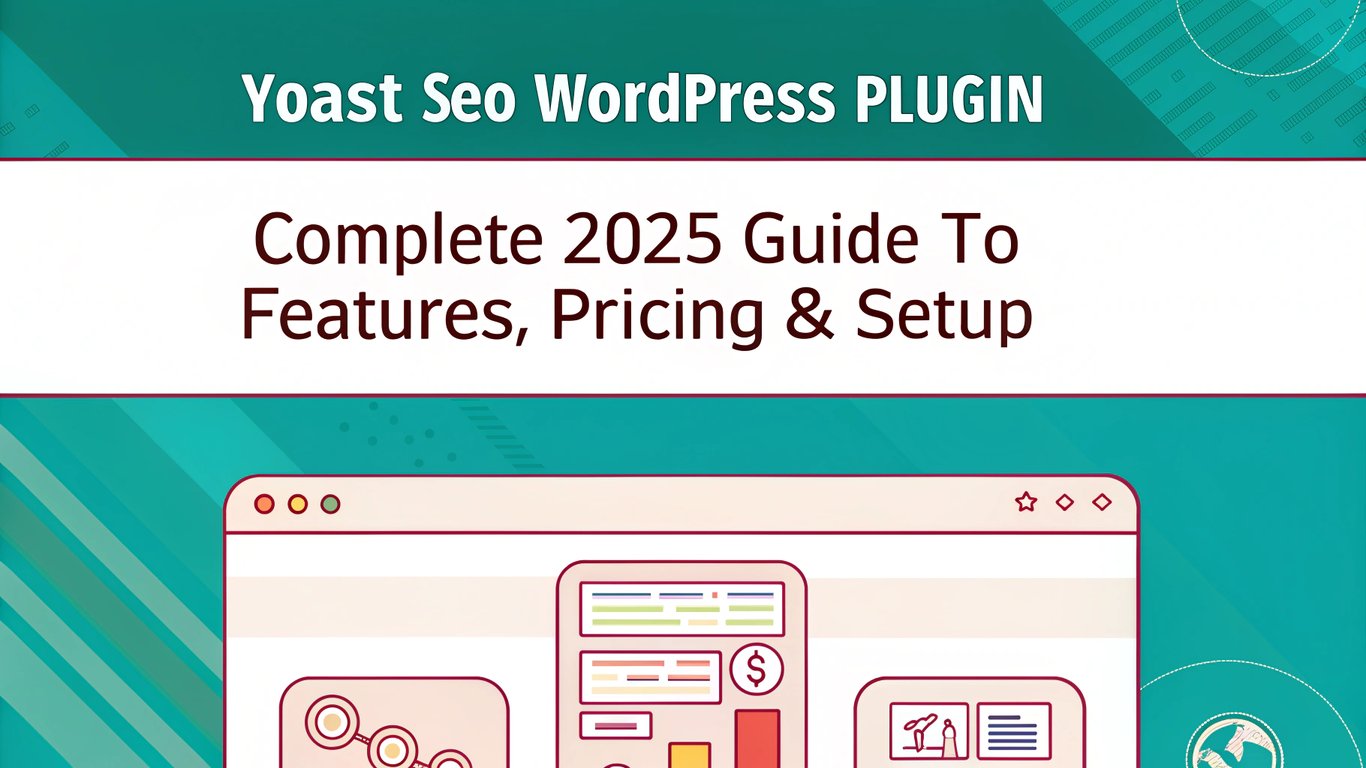 Professional featured image for article about Yoast SEO WordPress Plugin: Complete 2025 Guide to Features, Pricing & Setup