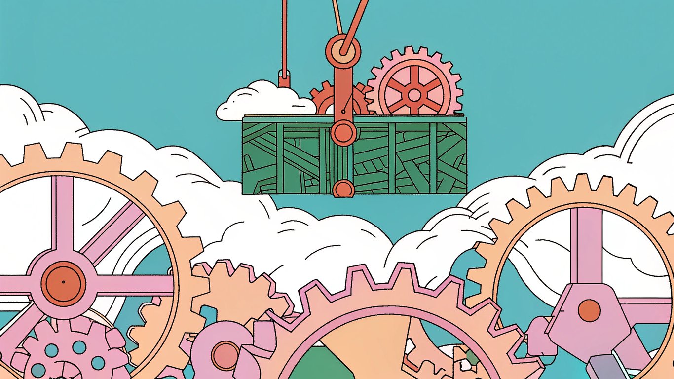 Intricate machinery representing the complex, multi-faceted nature of WordPress SEO.