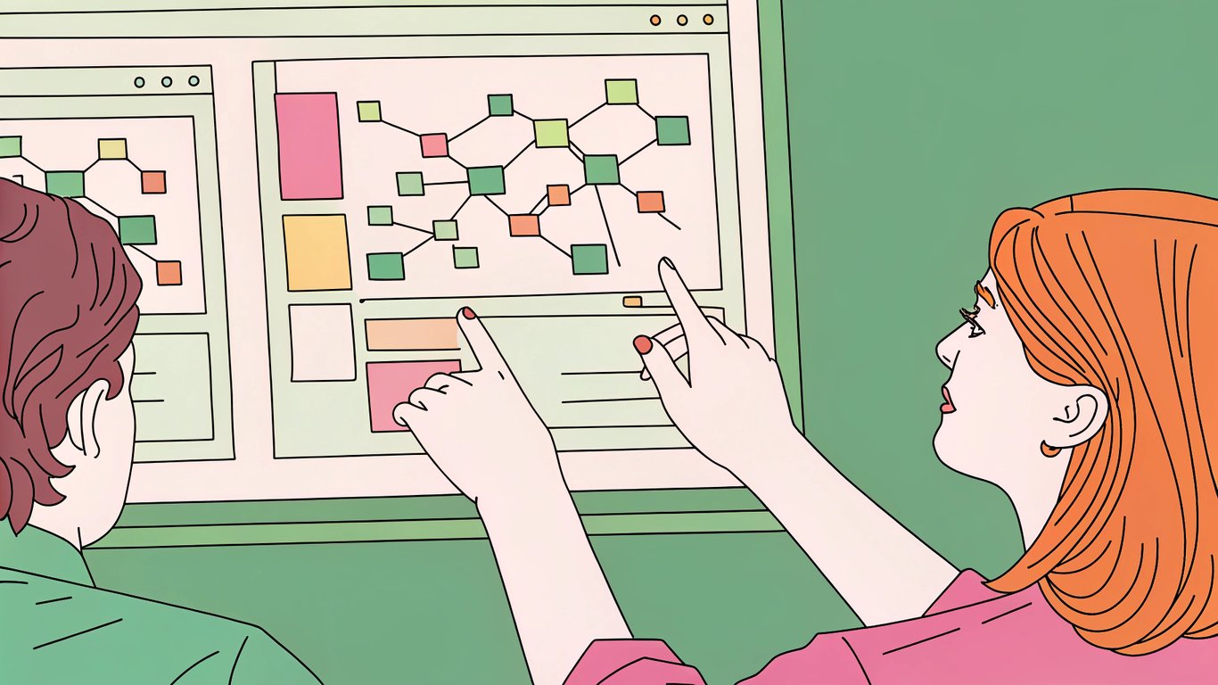Illustration showing the evolution of rank tracking from simple position monitoring to complex SEO platforms.