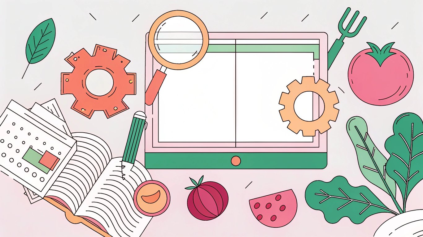 Illustration of various elements combining to form a complete SEO content score, representing the 'secret sauce' of factors.