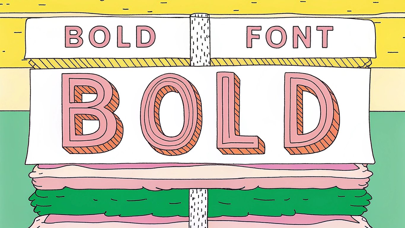 Illustration of a heading font paired with a body text font, demonstrating good contrast and harmony.