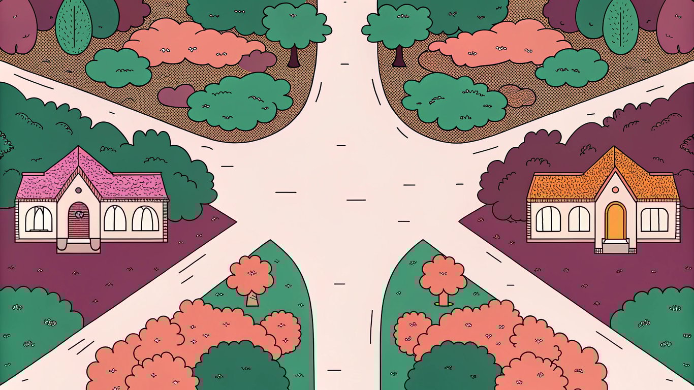 Three diverging paths representing Lightsail, EC2, and AWS Marketplace options