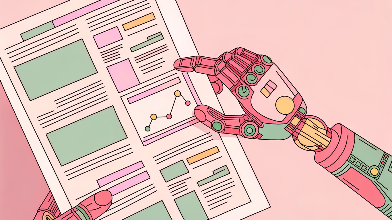 Search engine robot interpreting FAQ content into structured data