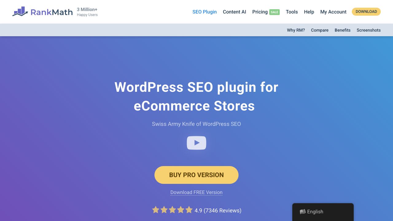 Screenshot of the Rank Math plugin interface in WordPress