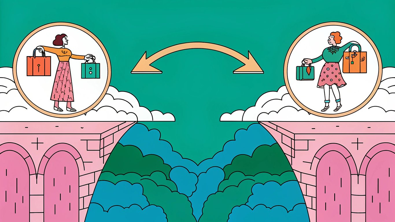 Diagram illustrating a blogger facilitating a product purchase for a consumer and earning a commission.