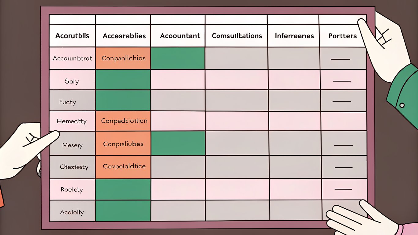 Diagram illustrating the structure of a RACI matrix for workflow clarity.