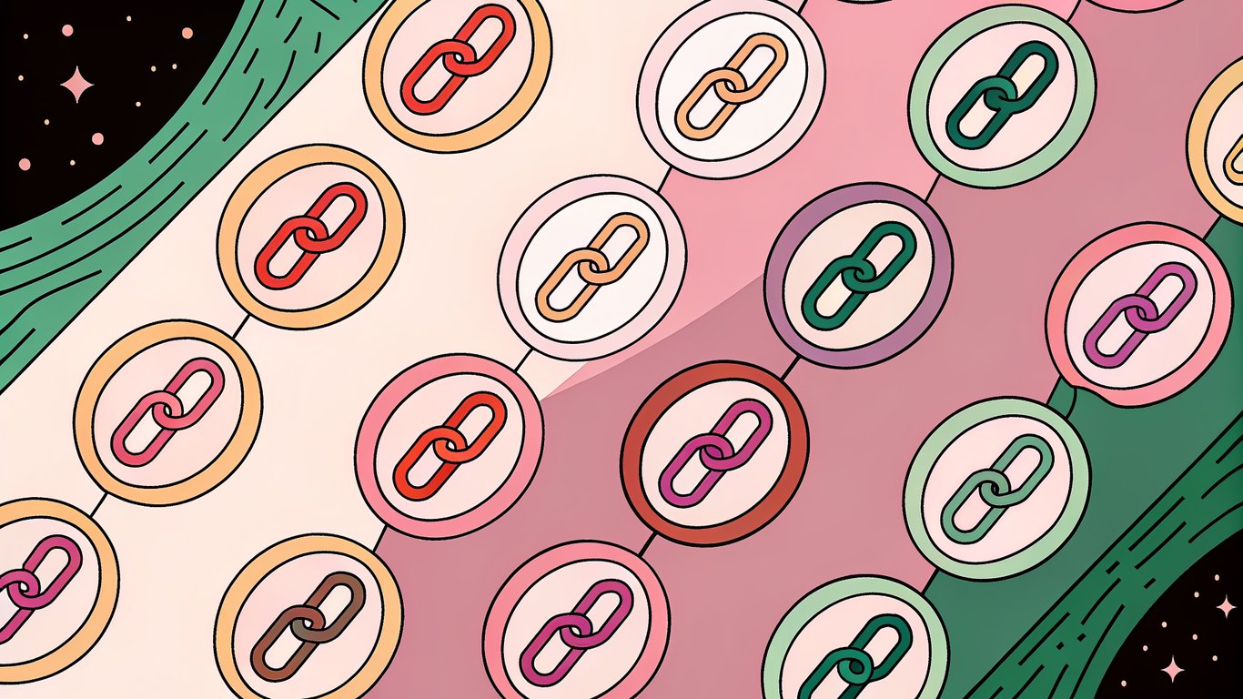 A sleek, futuristic digital mind map where vibrant keyword bubbles cluster into color‑coded groups, each linking to stylized web page icons, set against a subtle gradient background that evokes technology and connectivity.