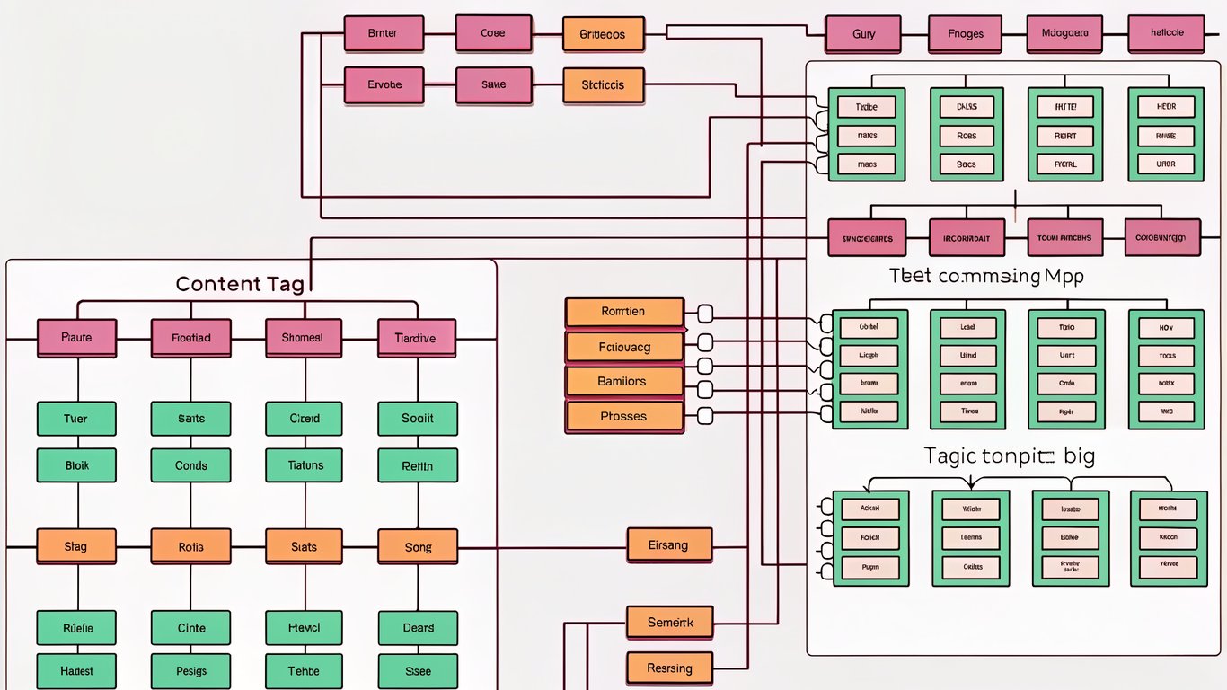 Blueprint diagram of a well-structured content taxonomy.